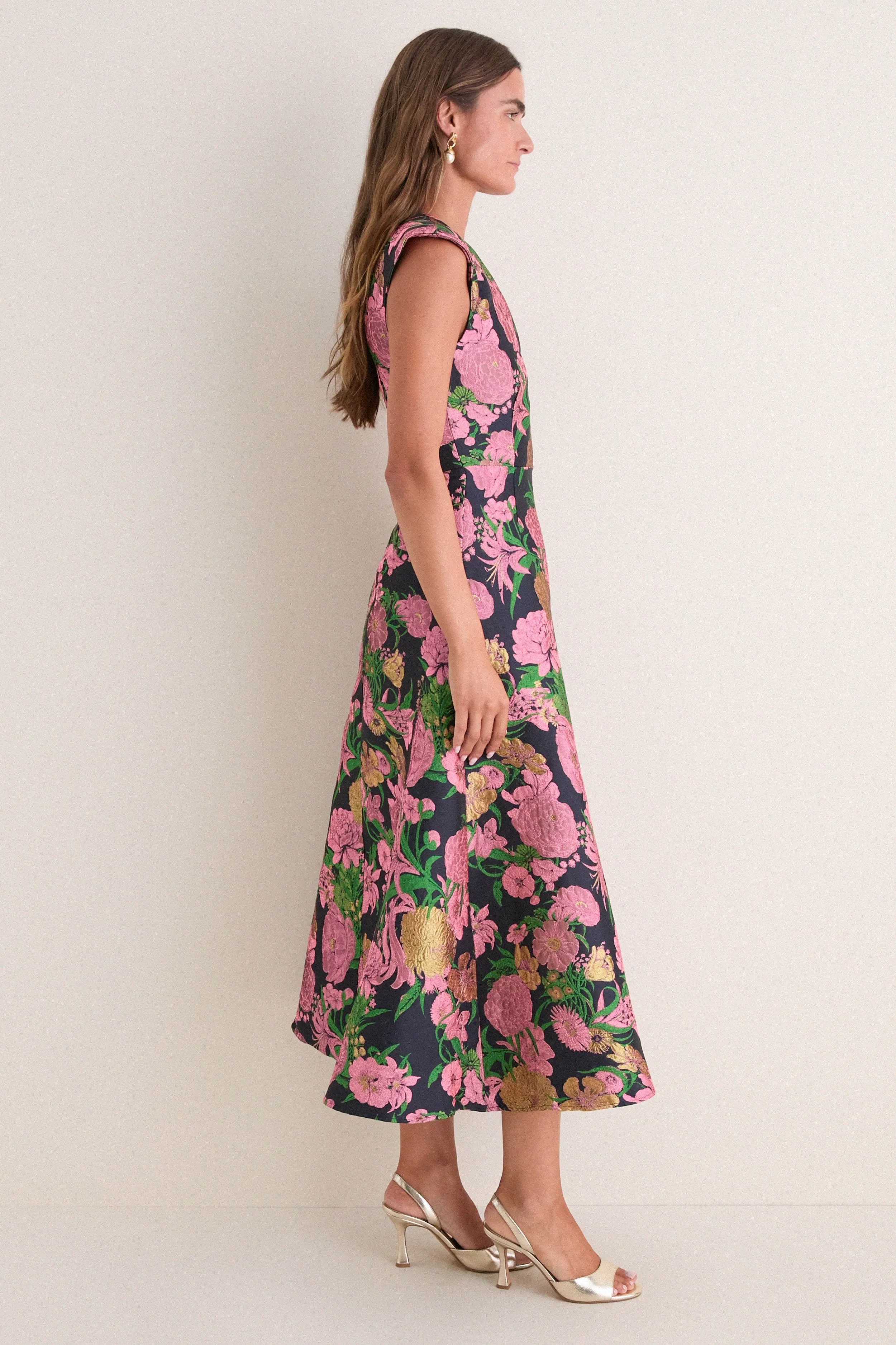 Pink Black Multi Eclore Maxi Dress sold by Tuckernuck product image thumbnail 4