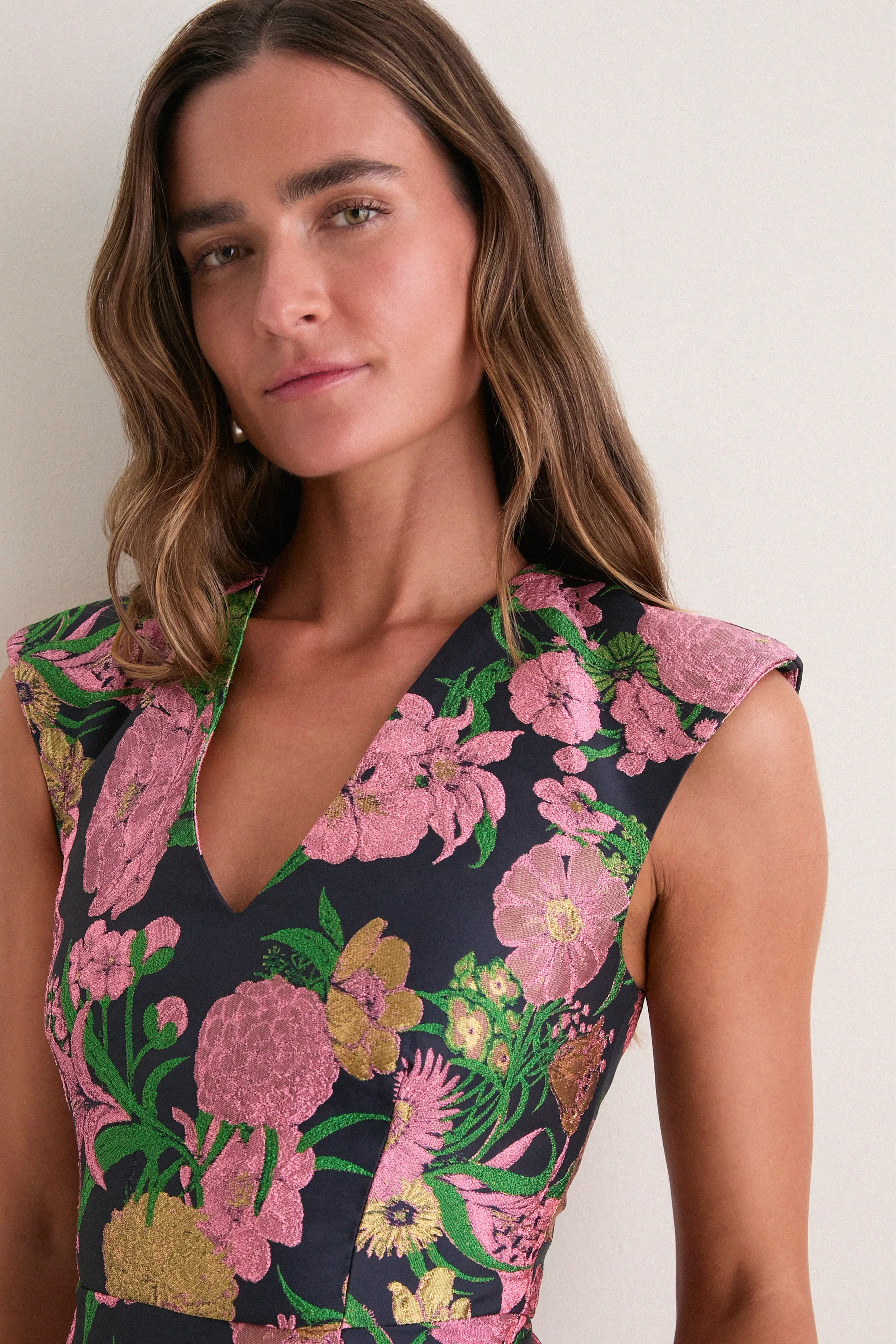 Pink Black Multi Eclore Maxi Dress sold by Tuckernuck product image thumbnail 2