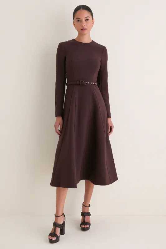 Chocolate Olivienne Dress made by Emilia Wickstead
