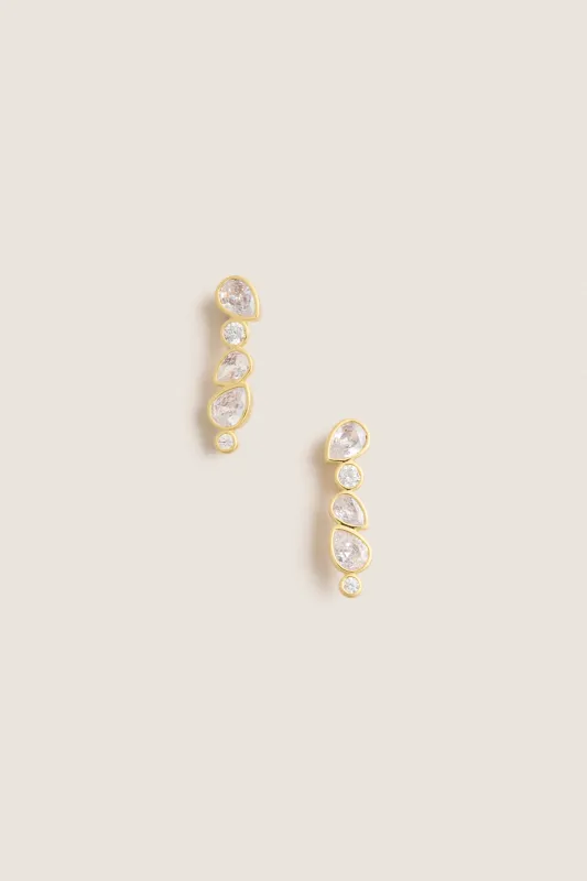 Gold Cecilia Earrings made by Tuckernuck