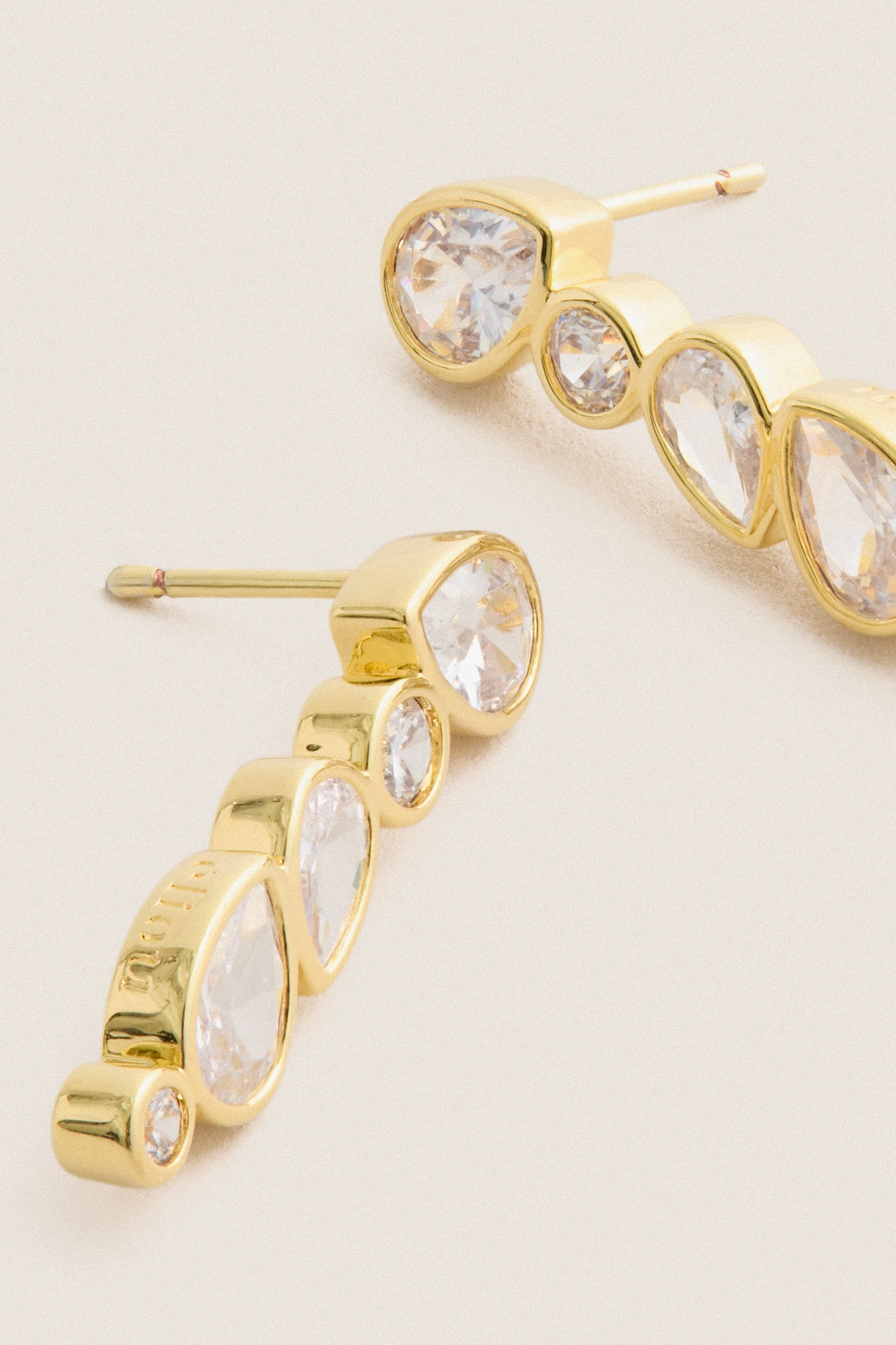 Gold Cecilia Earrings sold by Tuckernuck product image thumbnail 4