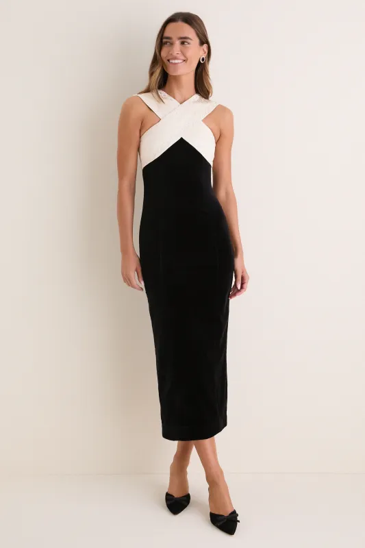 Black Florian Dress made by Posse
