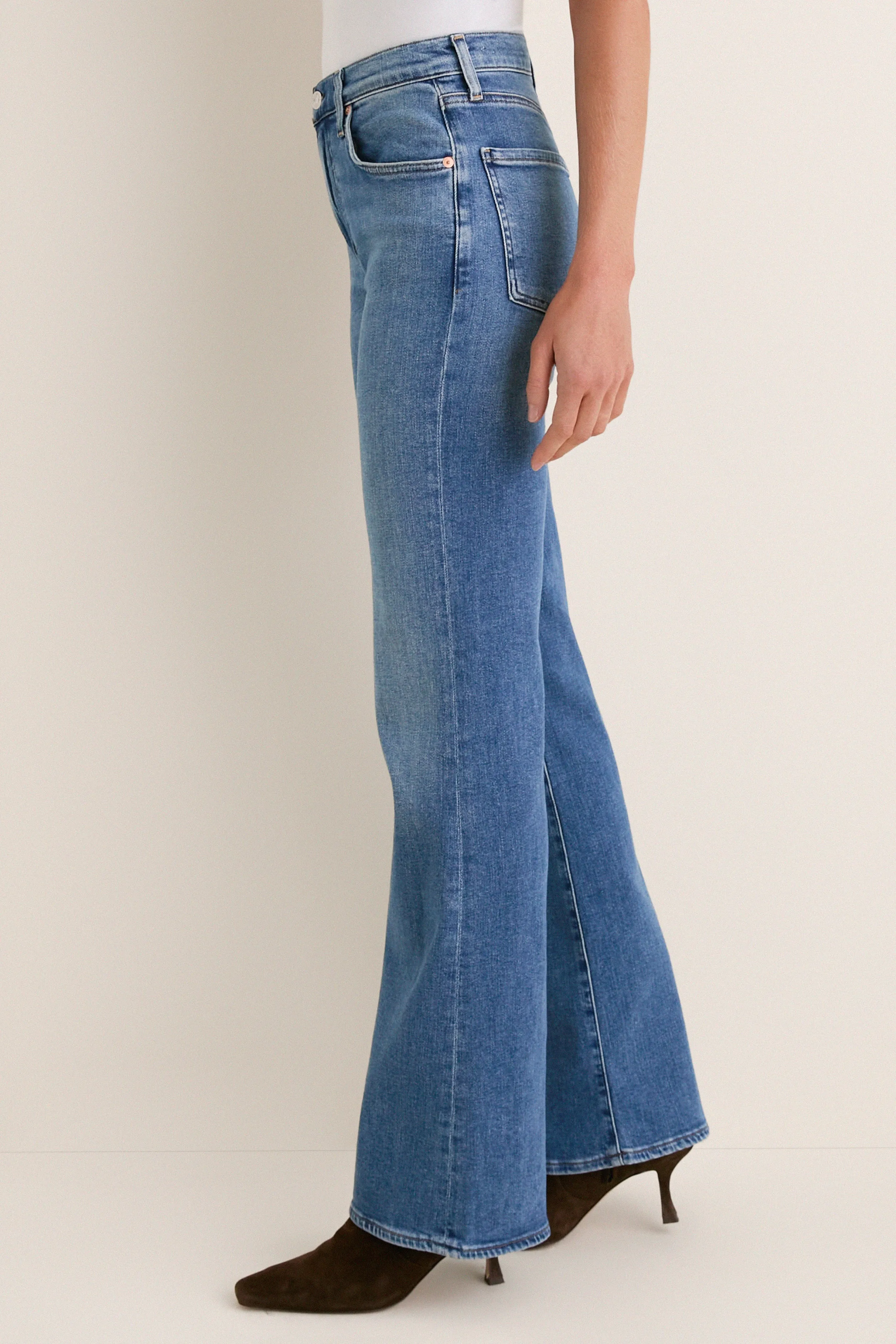 Palais Cashmere Denim Lilah High Rise Boot sold by Tuckernuck product image thumbnail 4