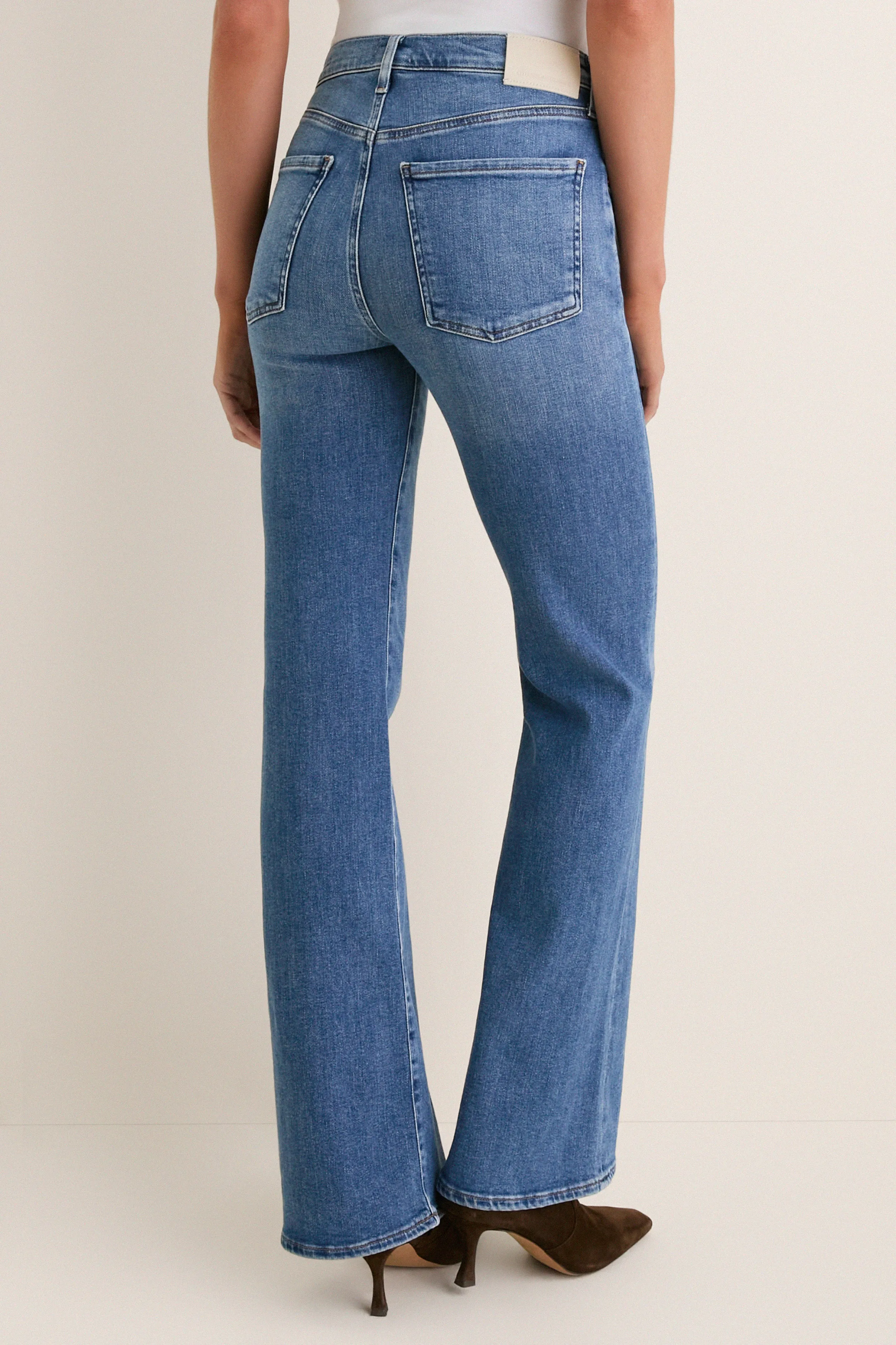 Palais Cashmere Denim Lilah High Rise Boot sold by Tuckernuck product image thumbnail 5