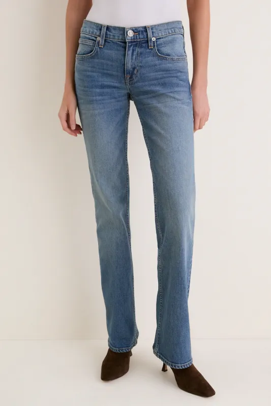 Fortune Fades Olivia Low Rise Boot Jeans made by SLVRLAKE