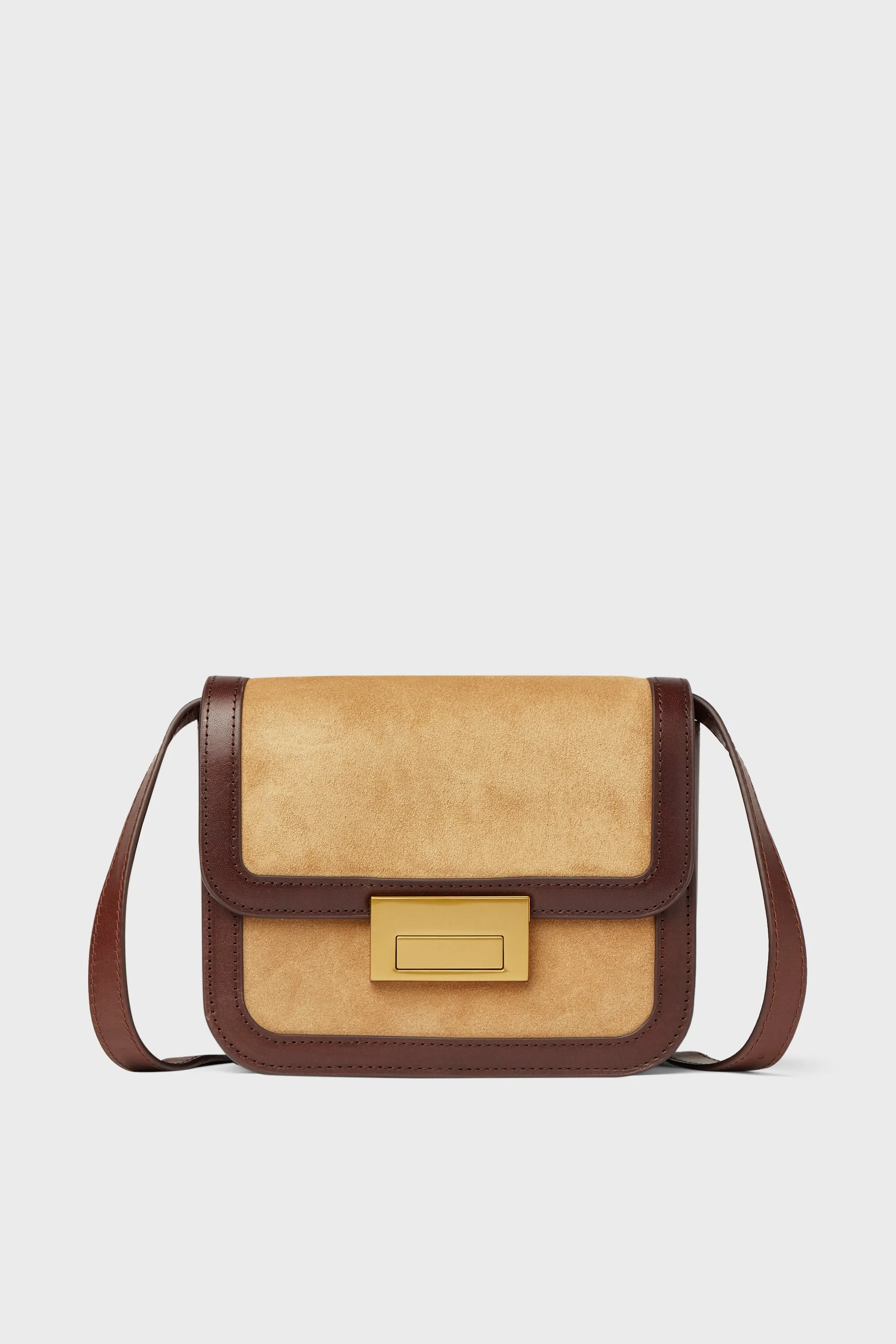 Hazel Suede Desi Bag sold by Tuckernuck