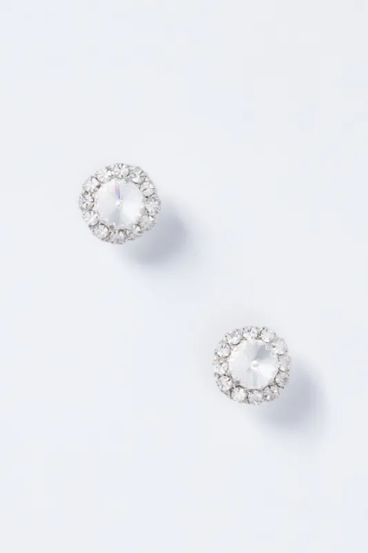 Crystal Dominique Stud Earrings sold by Tuckernuck