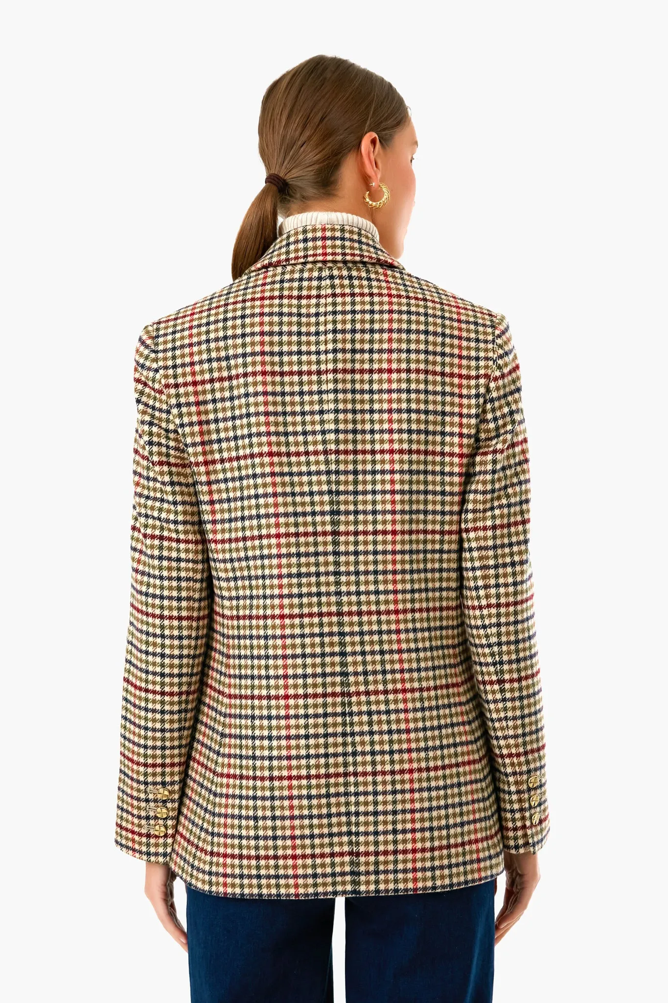 Autumn Check Diana Blazer sold by Tuckernuck product image thumbnail 4