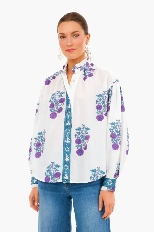 Poet Lazuli Blouse made by Tuckernuck