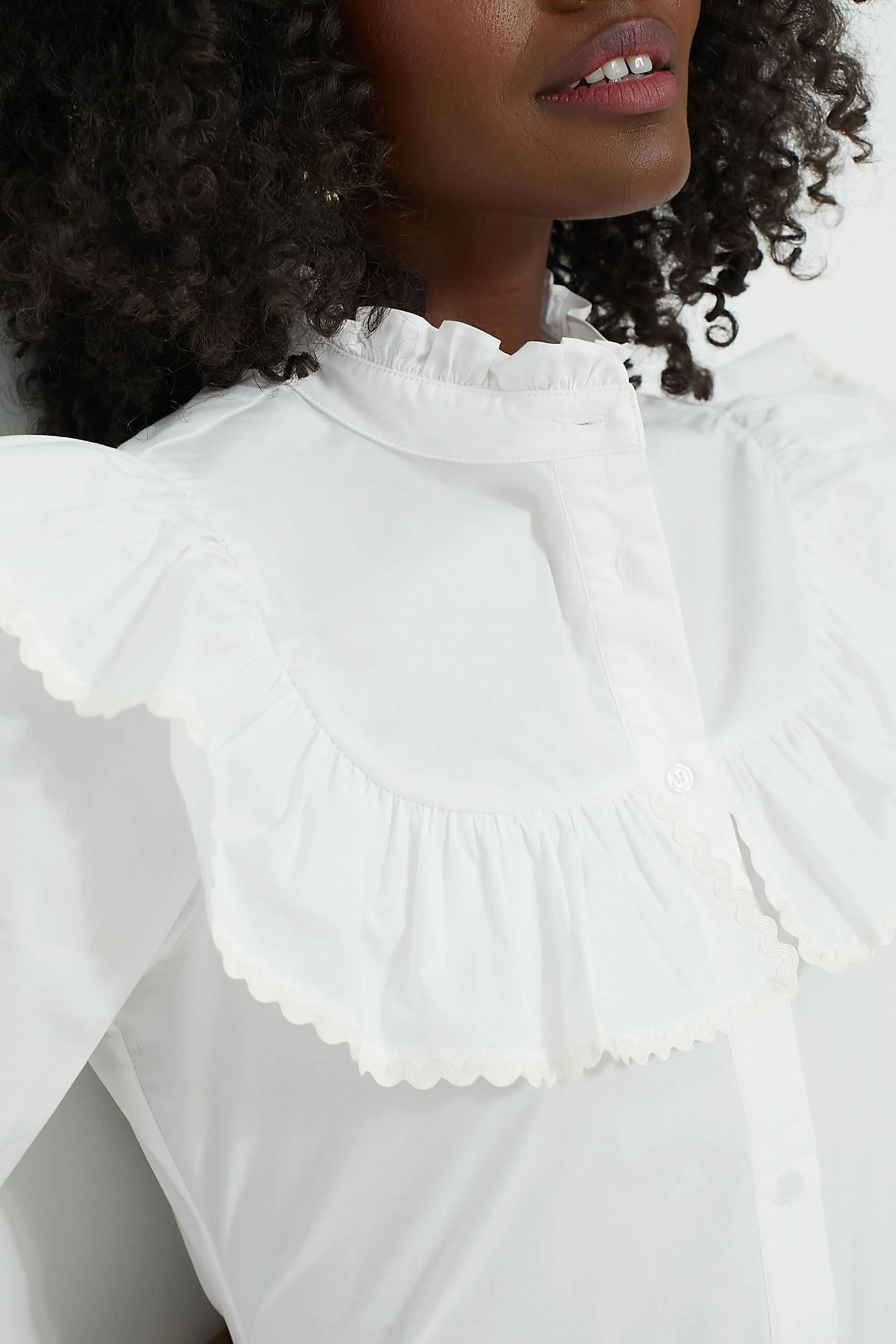 White Gwenyth Shirt sold by Tuckernuck product image thumbnail 5