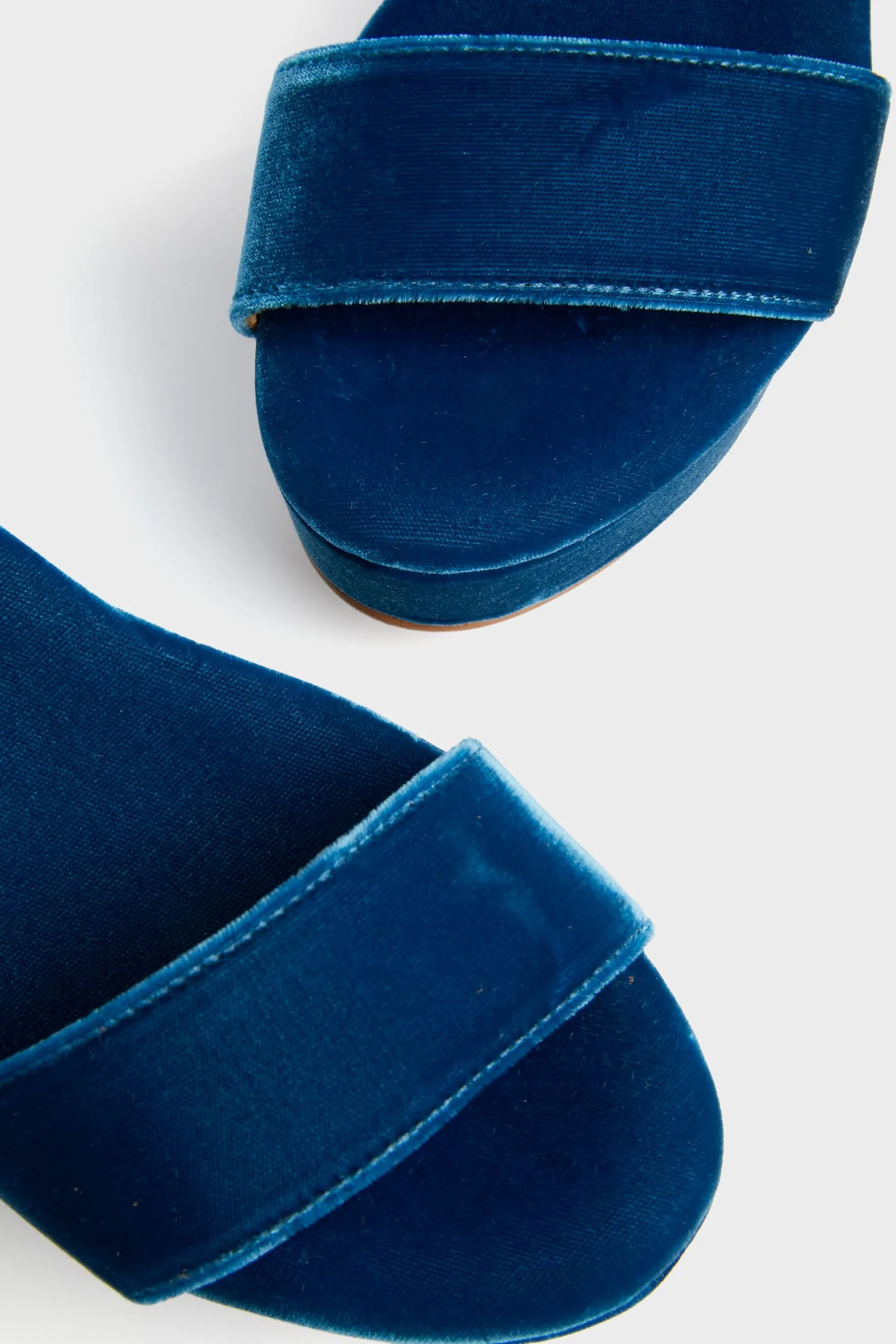 Indigo Girasol Velvet Platform Heels sold by Tuckernuck product image thumbnail 5