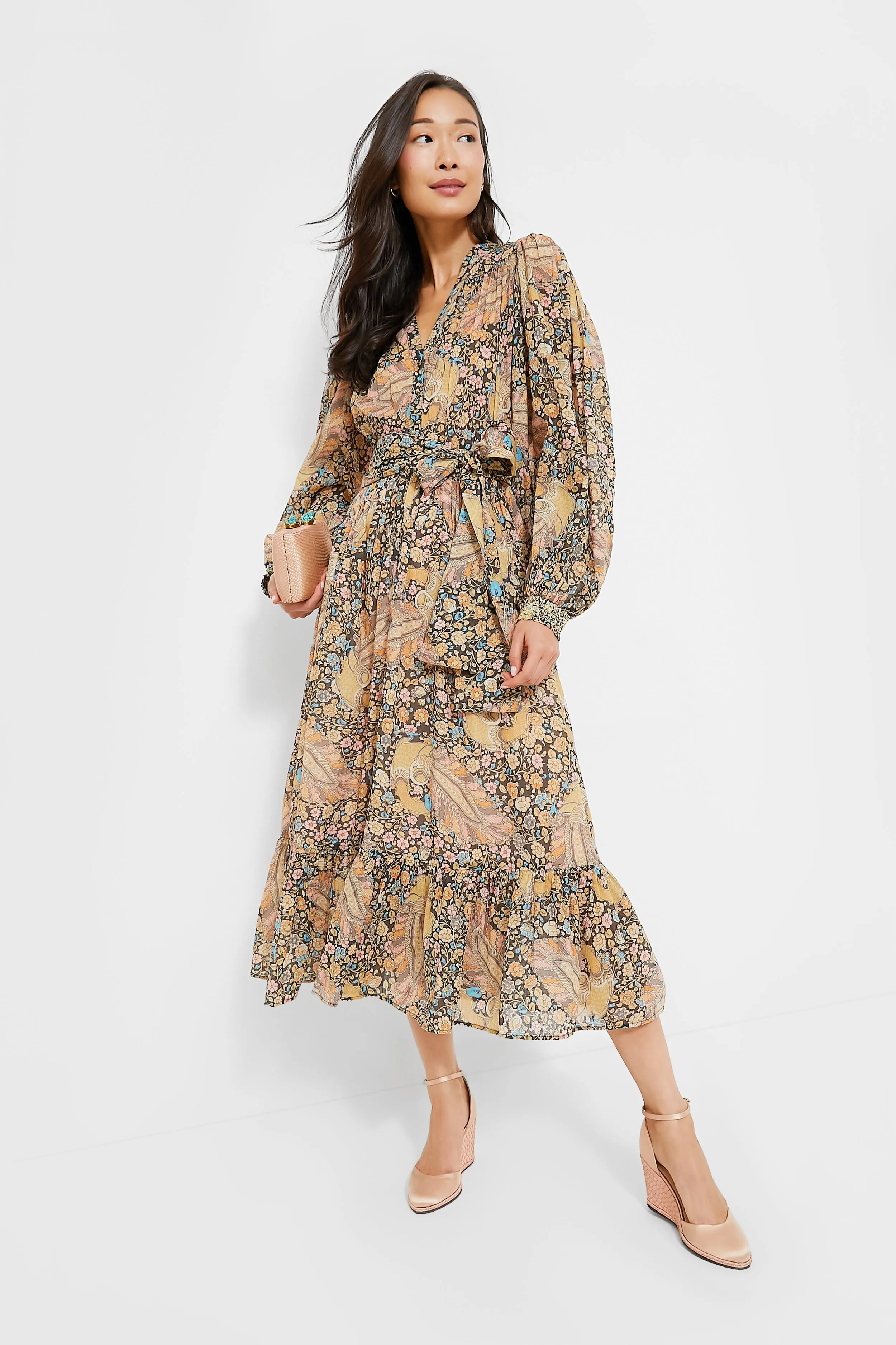 Feathers Bohemian Midi Dress sold by Tuckernuck product image thumbnail 2