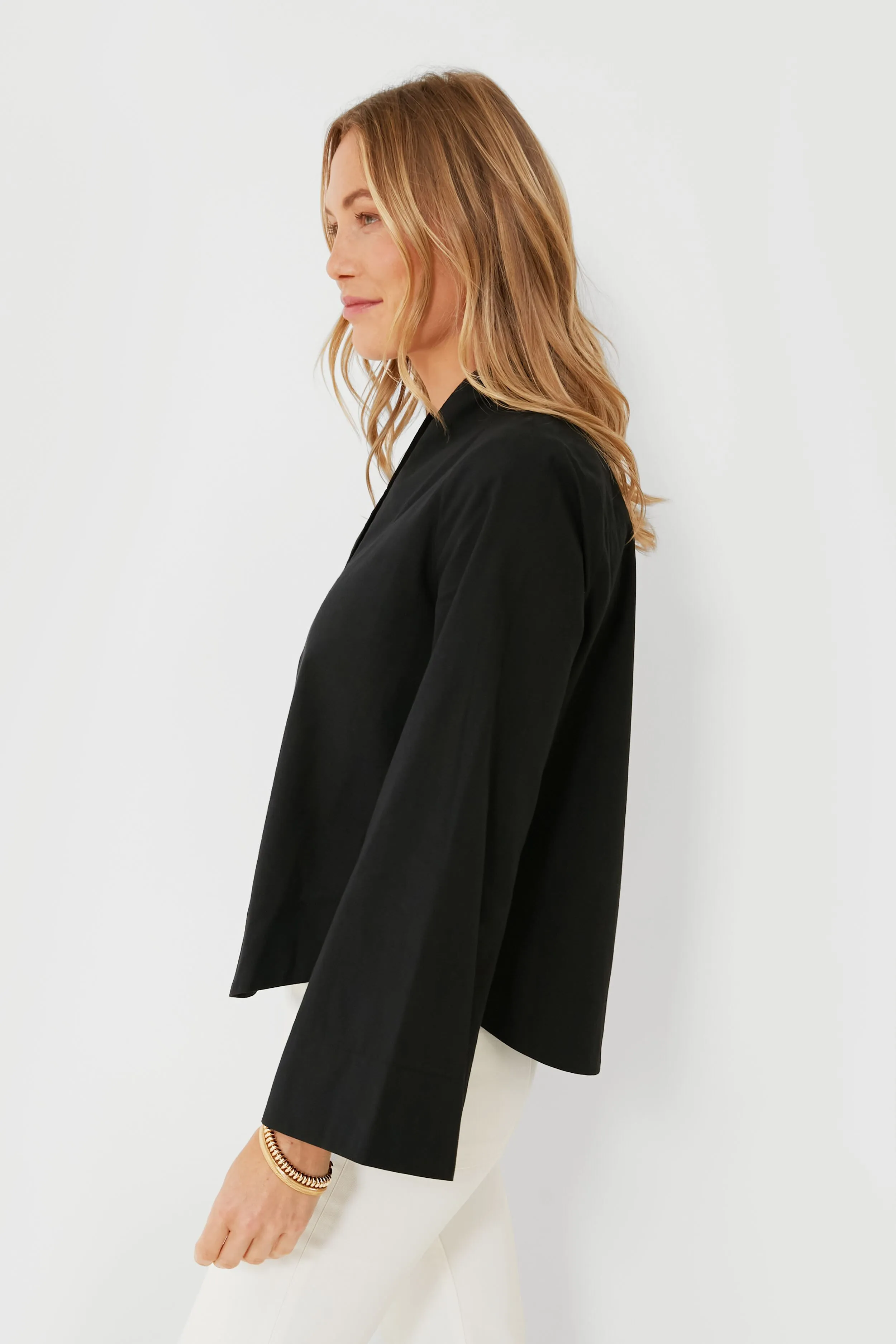 Black Norella Blouse sold by Tuckernuck product image thumbnail 3
