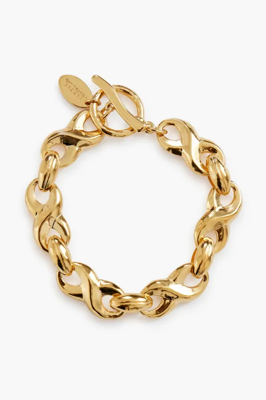 Gold Infinity Link Bracelet sold by Tuckernuck
