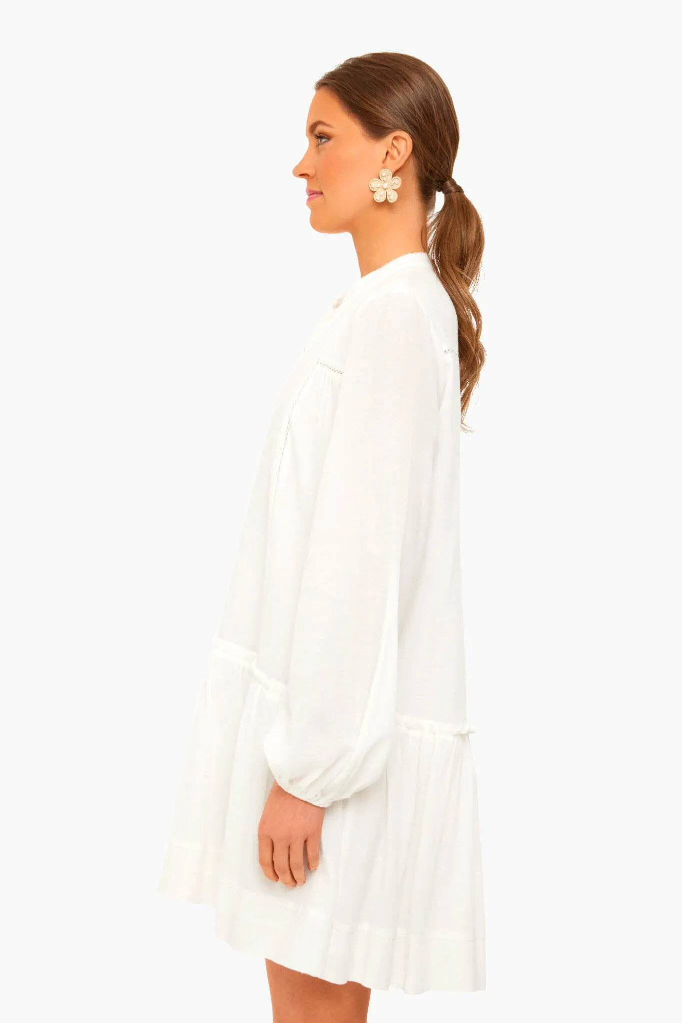 White Ophelia Coverup sold by Tuckernuck product image thumbnail 3