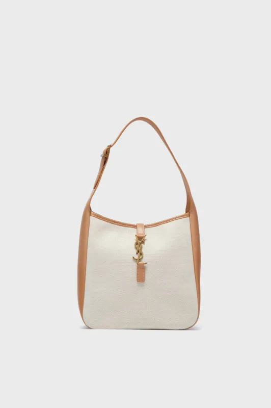 Saint Laurent Canvas Small Le 5 A 7 Hobo Bag sold by Tuckernuck