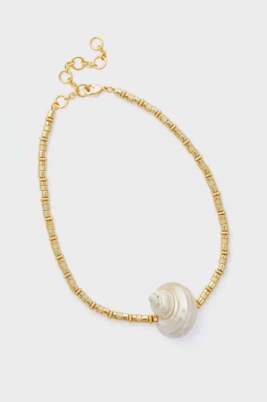 Gold Teagan Necklace sold by Tuckernuck