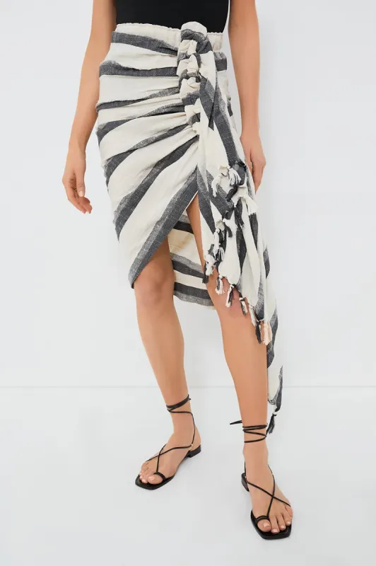 Grey Multi Tulum Luxe Skirt made by Tuckernuck
