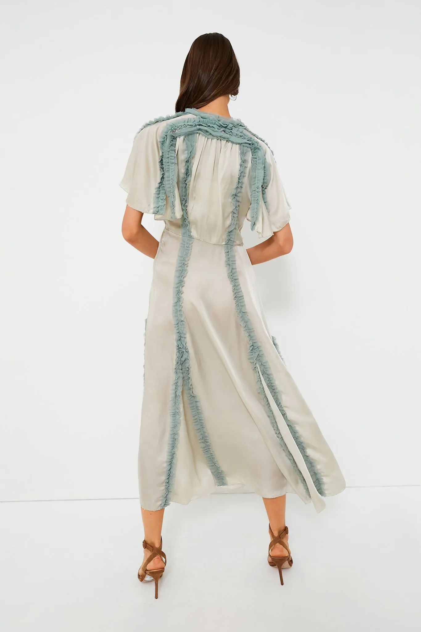 Silver with Icy Blue The Dancehall Dress sold by Tuckernuck product image thumbnail 4