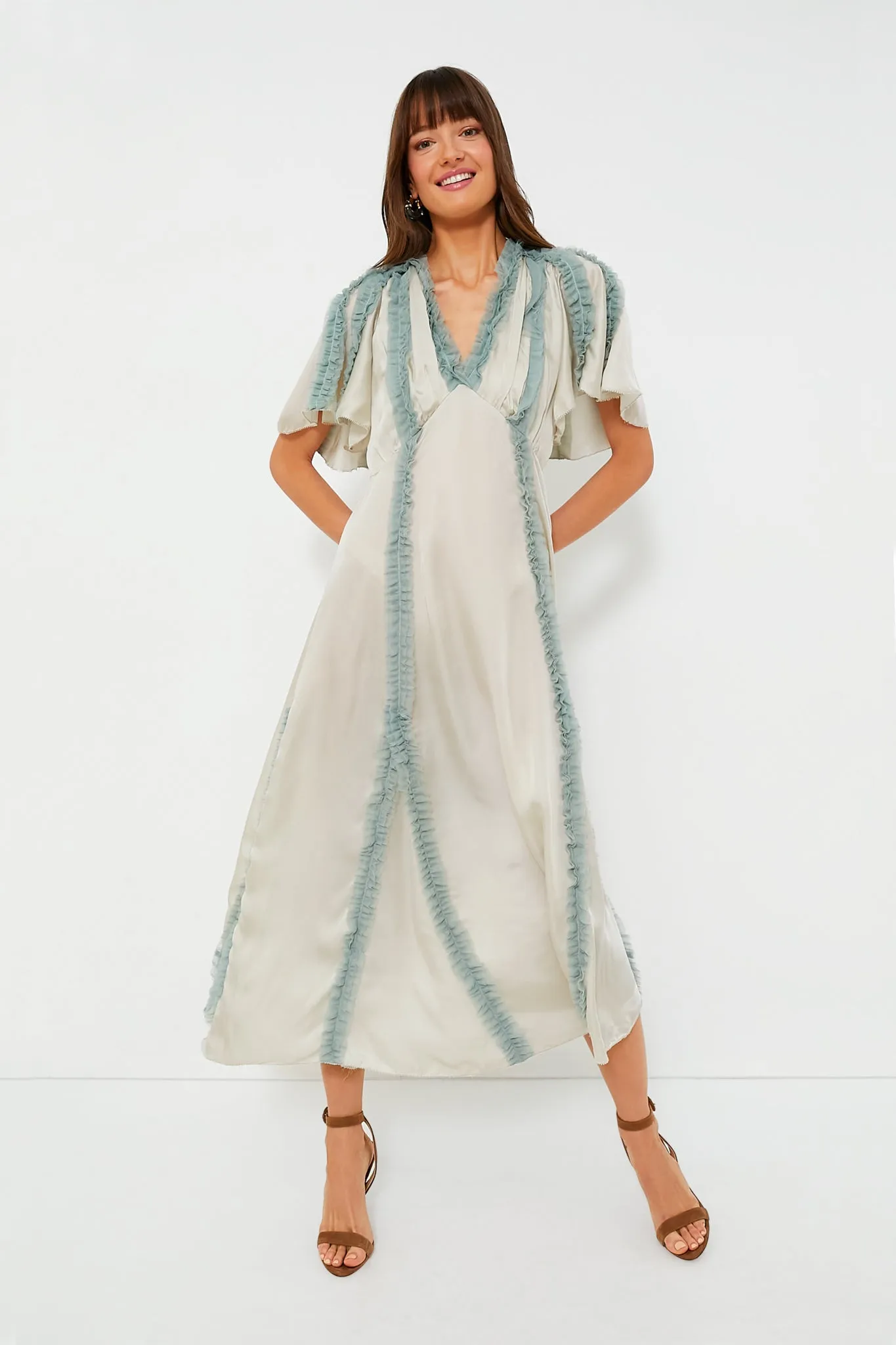 Silver with Icy Blue The Dancehall Dress sold by Tuckernuck product image thumbnail 2