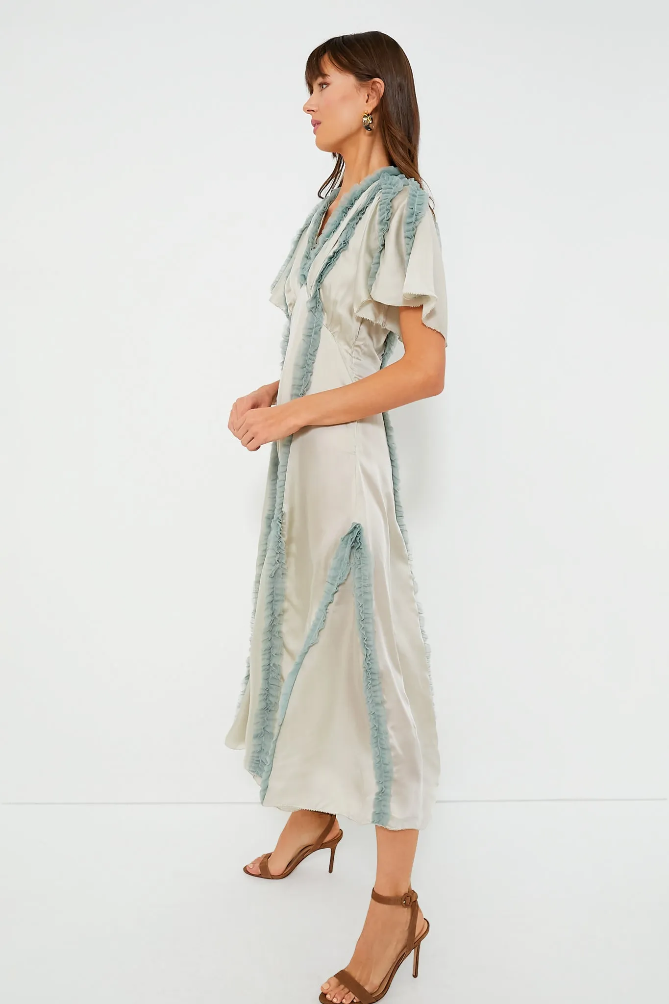 Silver with Icy Blue The Dancehall Dress sold by Tuckernuck product image thumbnail 3