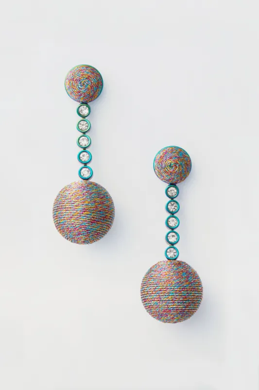 Chrome Drop Lantern Earrings sold by Tuckernuck