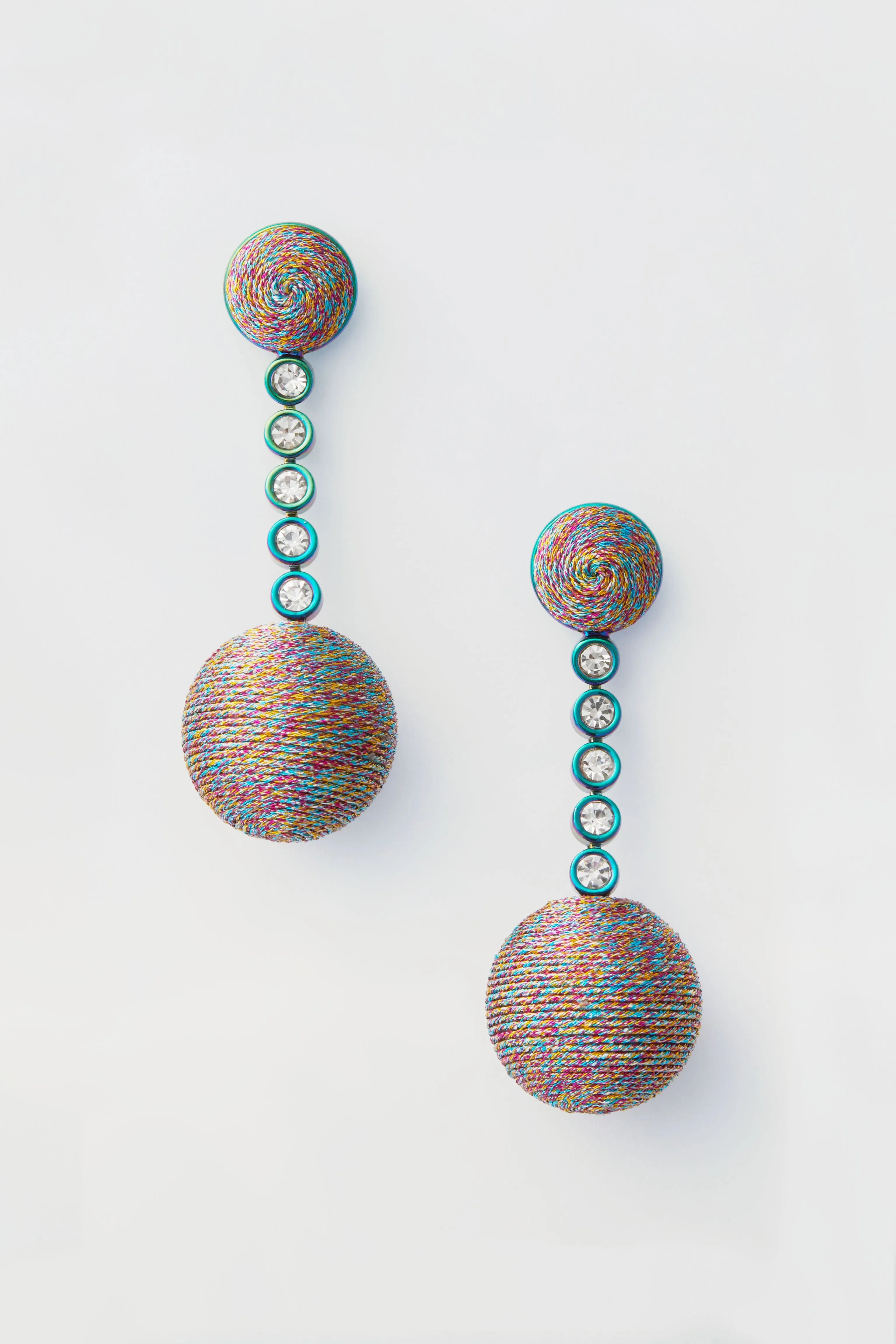 Chrome Drop Lantern Earrings sold by Tuckernuck