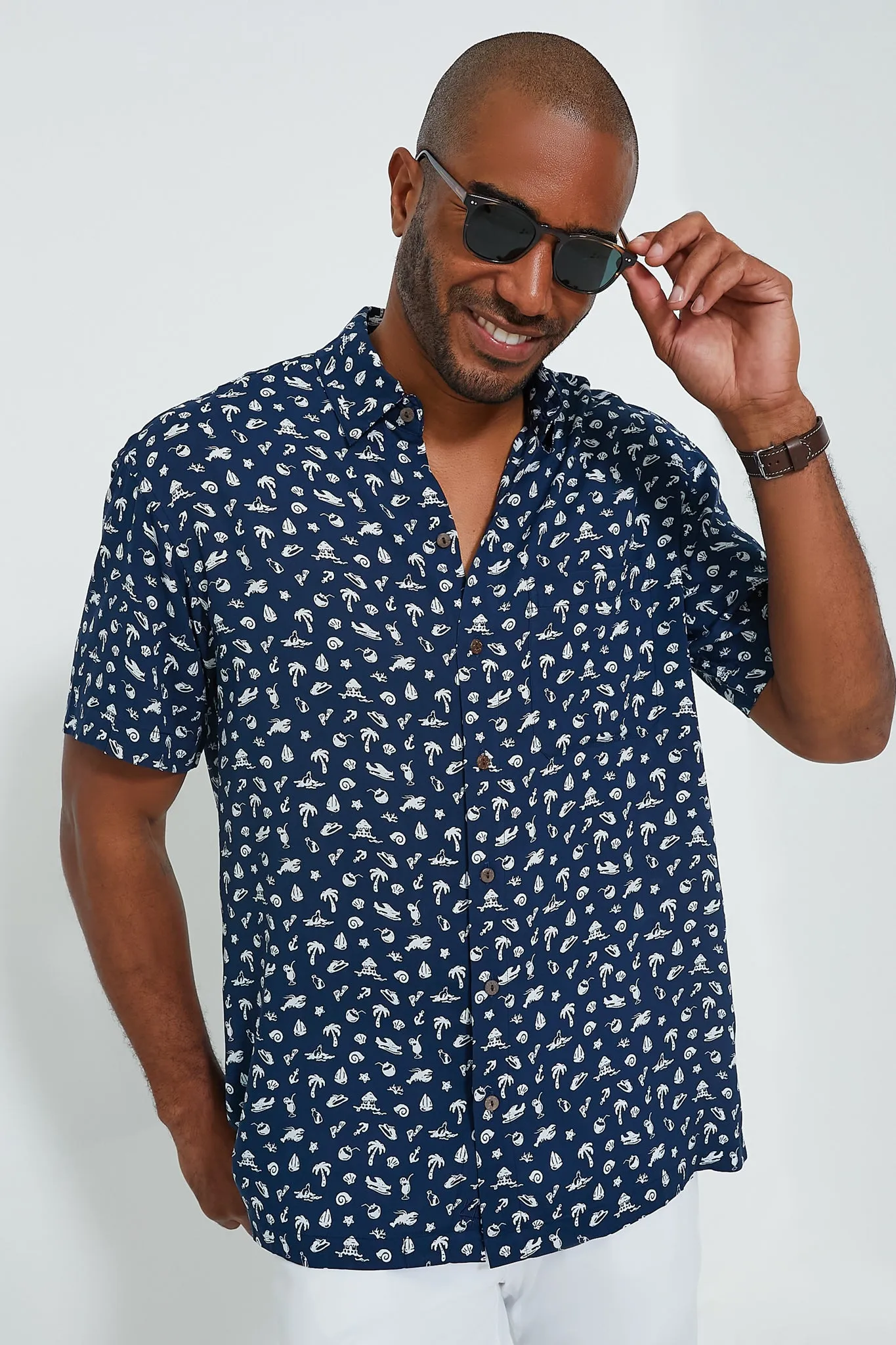 The Fishy Business Hawaiian sold by Tuckernuck