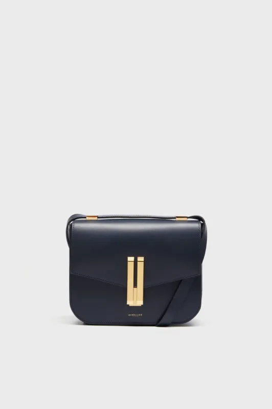 Navy Smooth Vancouver Bag made by DeMellier