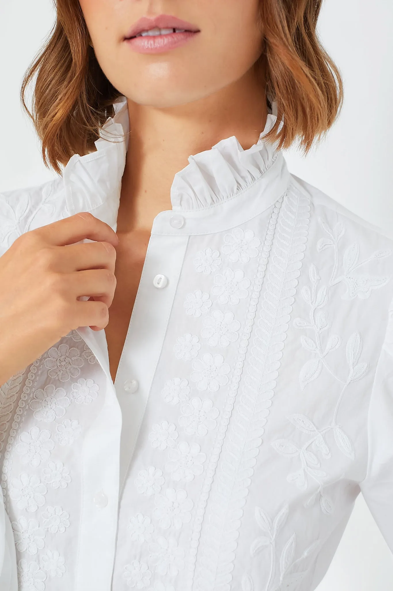 Off White Hazel Blouse sold by Tuckernuck product image thumbnail 5