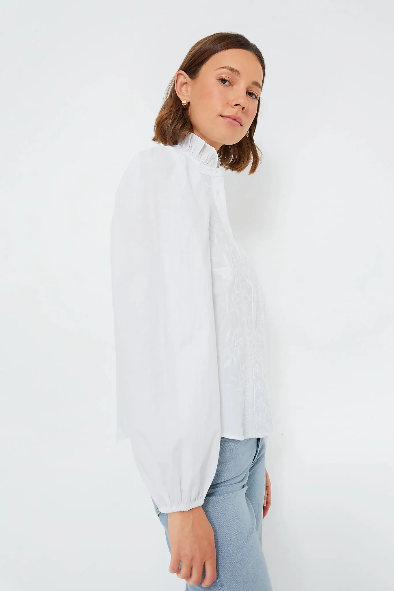 Off White Hazel Blouse sold by Tuckernuck product image thumbnail 3