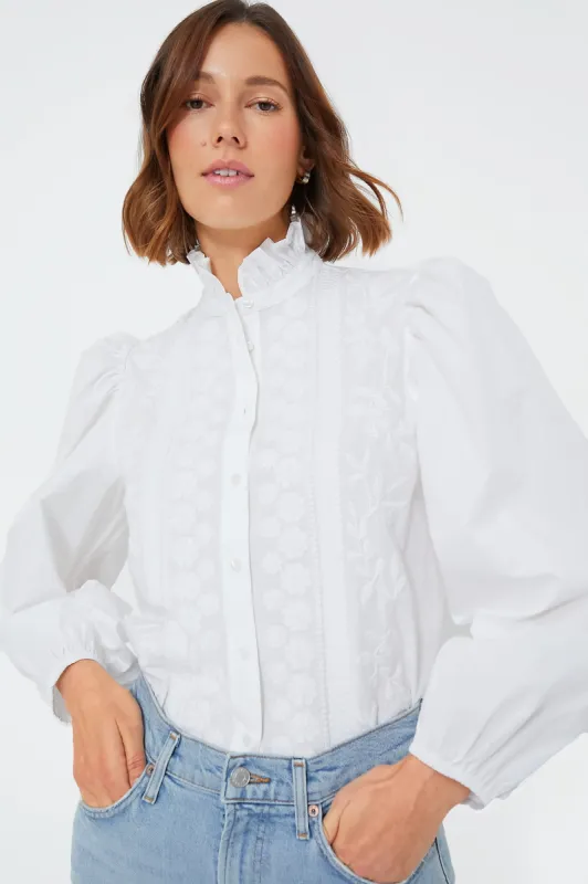 Off White Hazel Blouse sold by Tuckernuck