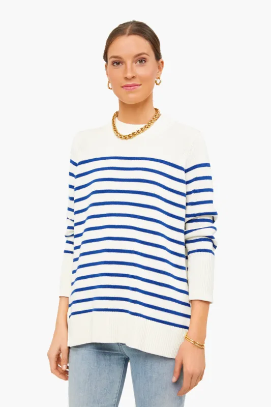 Blue Stripe Bar Harbor Sweater sold by Tuckernuck