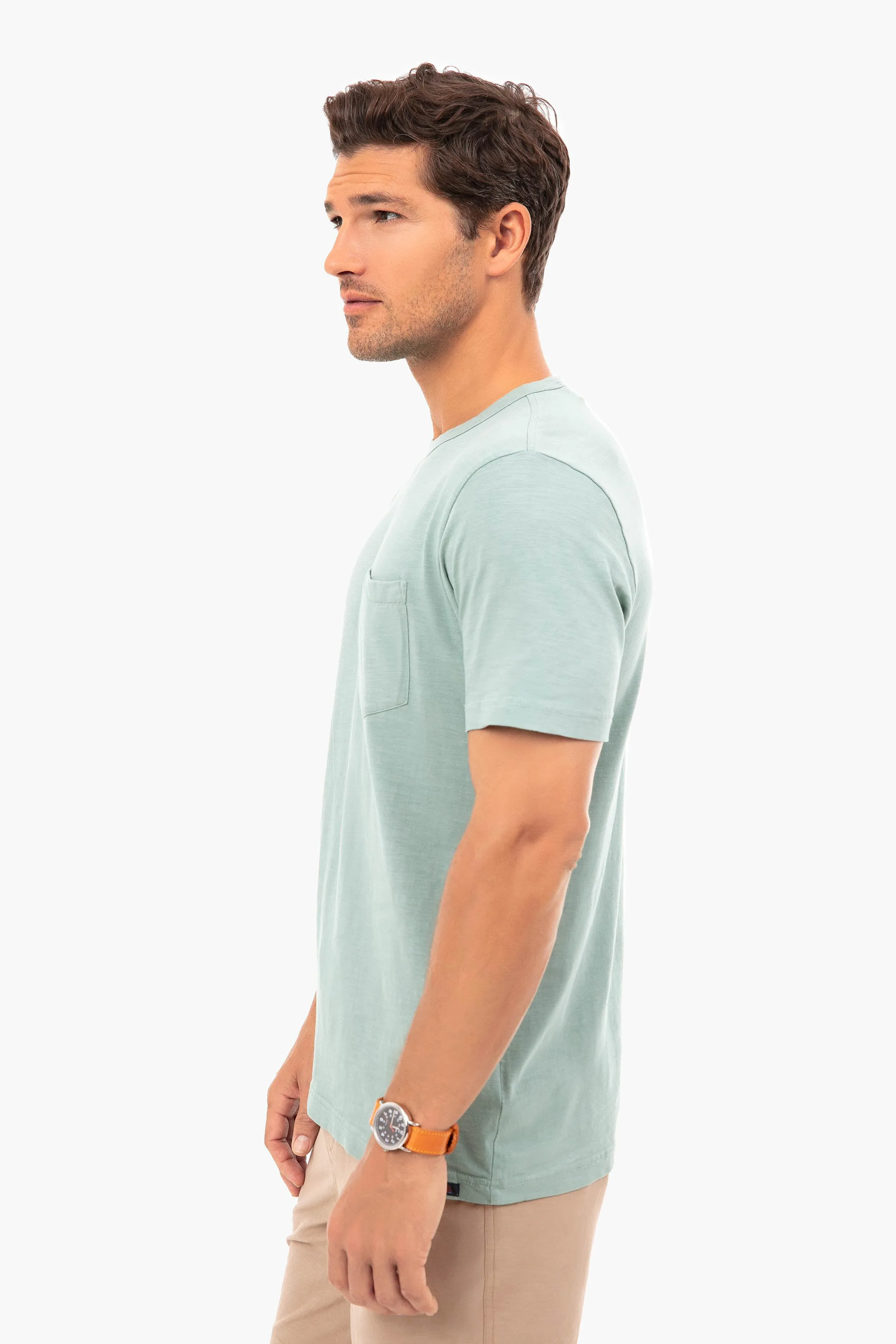 Jade Sunwashed Pocket Tee sold by Tuckernuck product image thumbnail 3