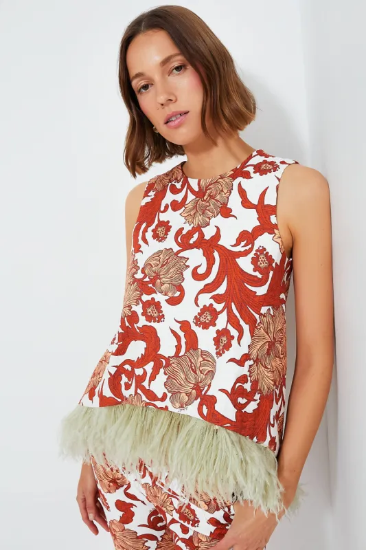 Reef La Scala Top with Feathers sold by Tuckernuck