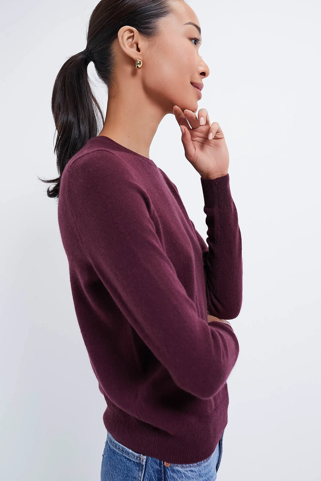 Winetasting Cashmere Crewneck Sweater sold by Tuckernuck product image thumbnail 3