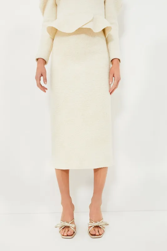 Cream Peri A-Line Skirt sold by Tuckernuck