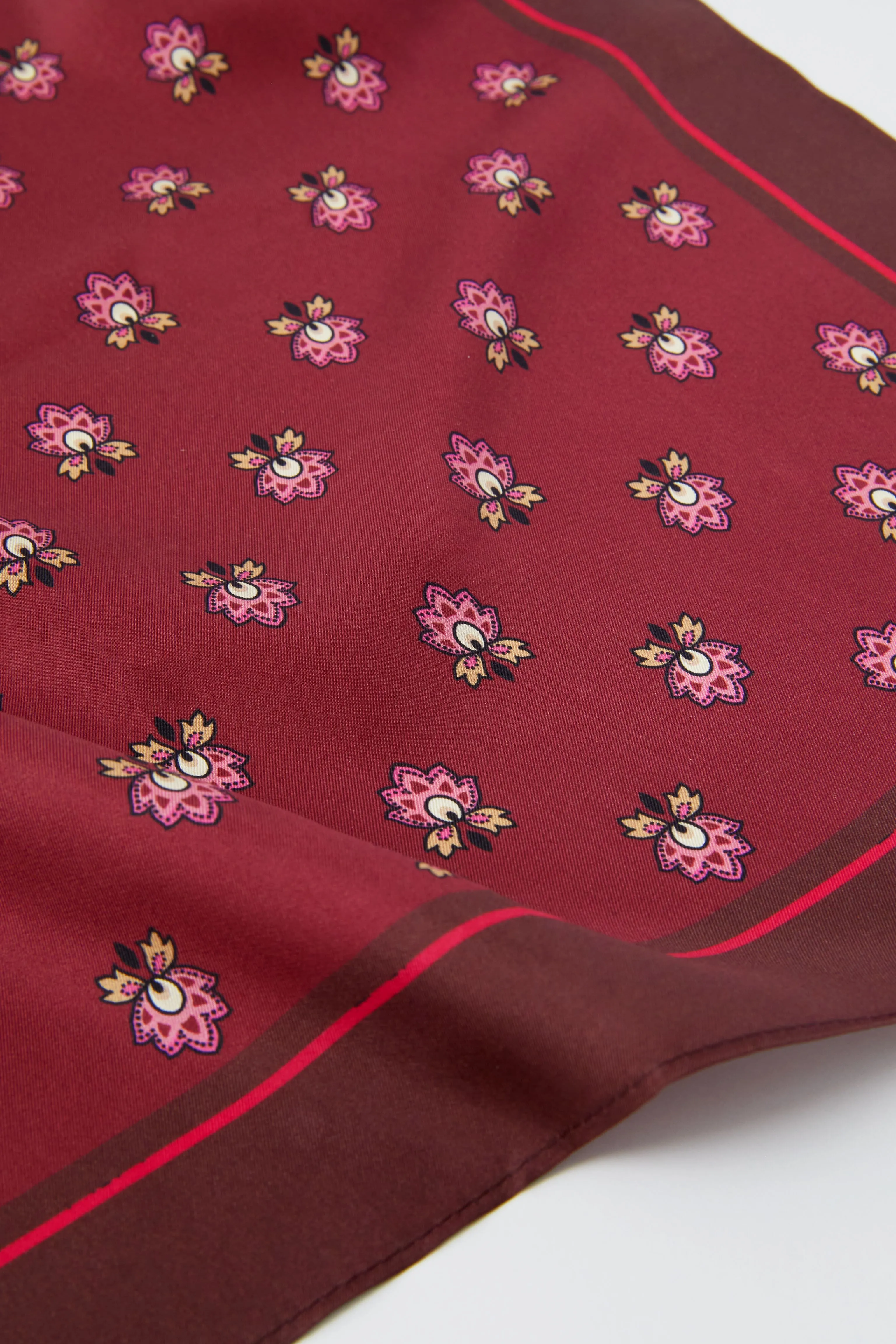 Mulberry Half Drop Silk Scarf sold by Tuckernuck product image thumbnail 4