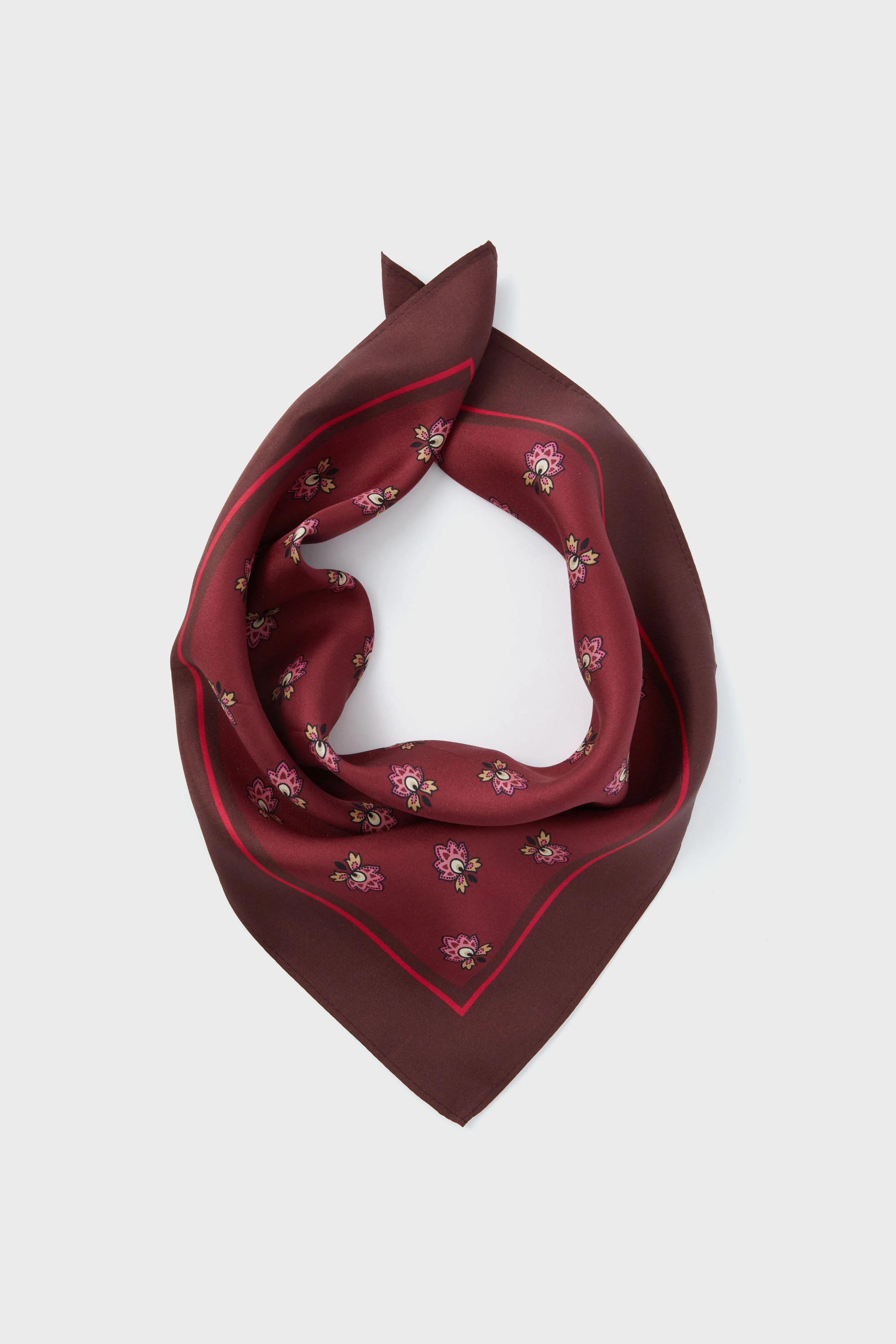 Mulberry Half Drop Silk Scarf sold by Tuckernuck