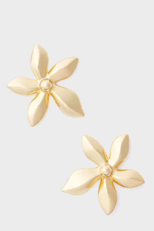 Gold Shelby Earrings made by Tuckernuck