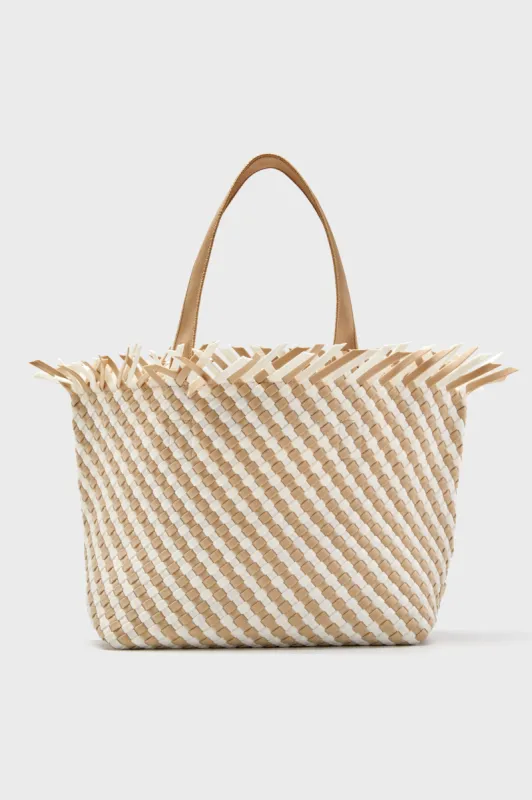 Almaza Havana Medium Tote sold by Tuckernuck