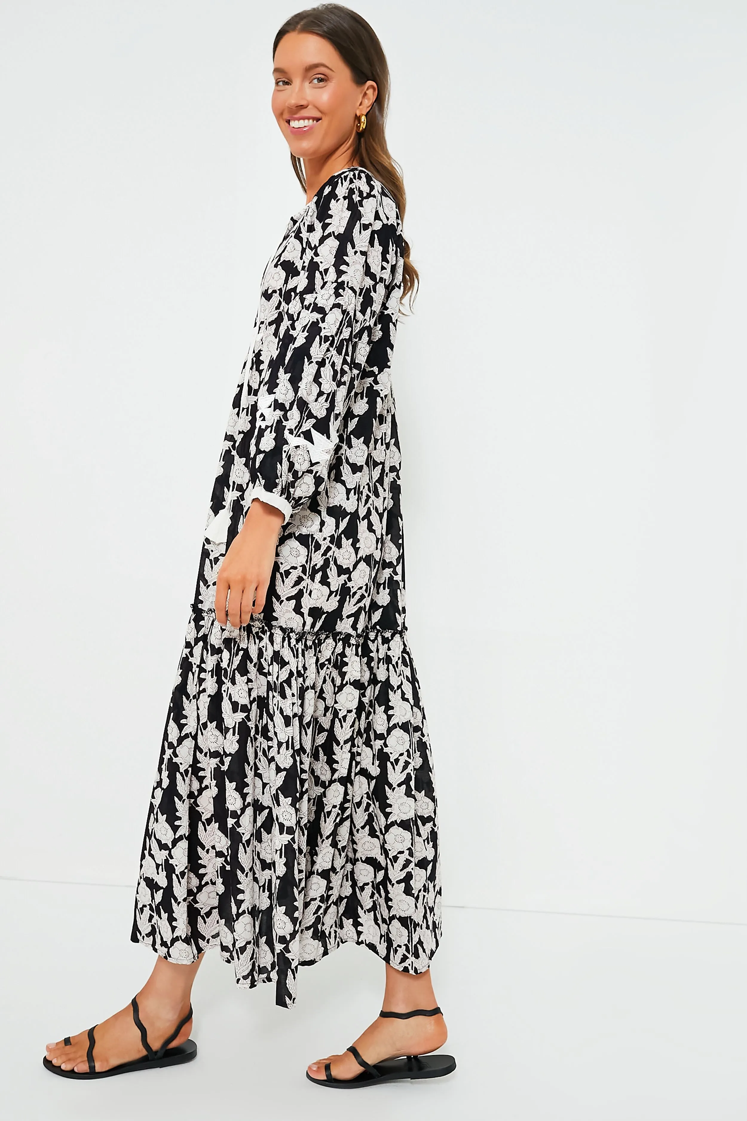 Bengal Black Maxi Dress sold by Tuckernuck product image thumbnail 3