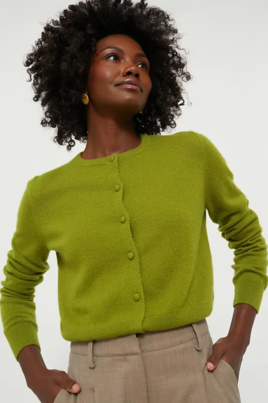 Woodbine Green Riley Cashmere Cardigan sold by Tuckernuck