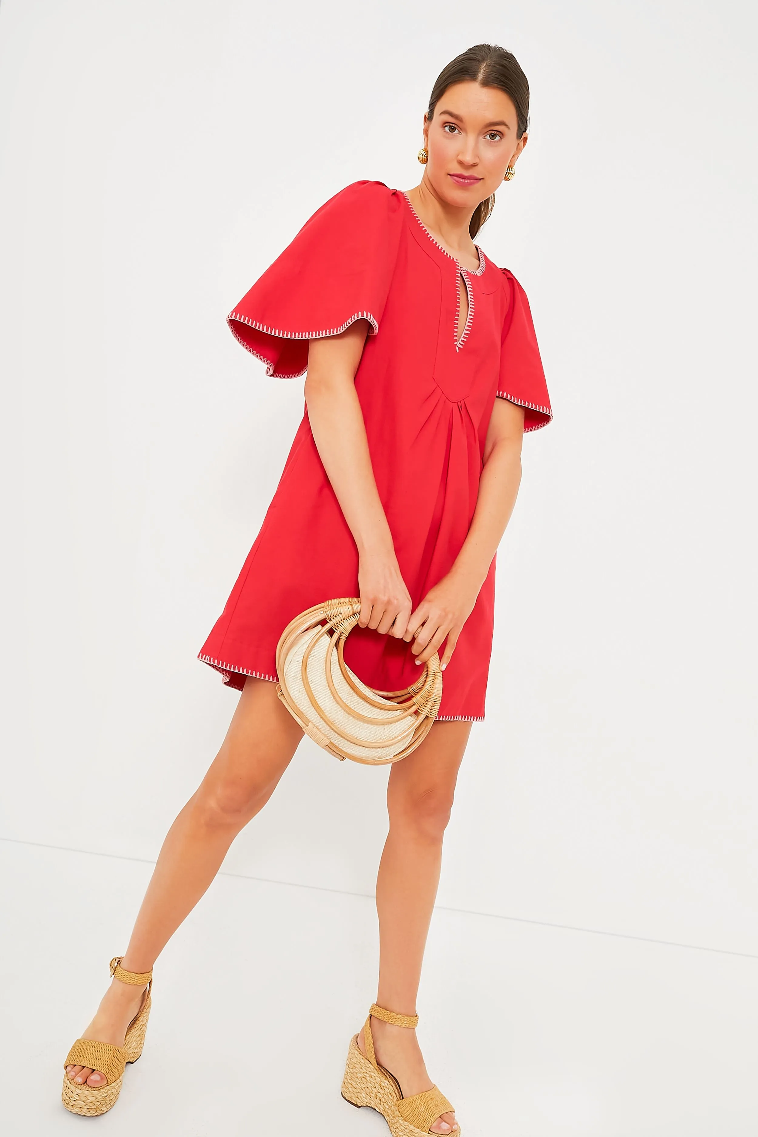 Poppy Stitch Finley Flutter Sleeve Dress sold by Tuckernuck product image thumbnail 2