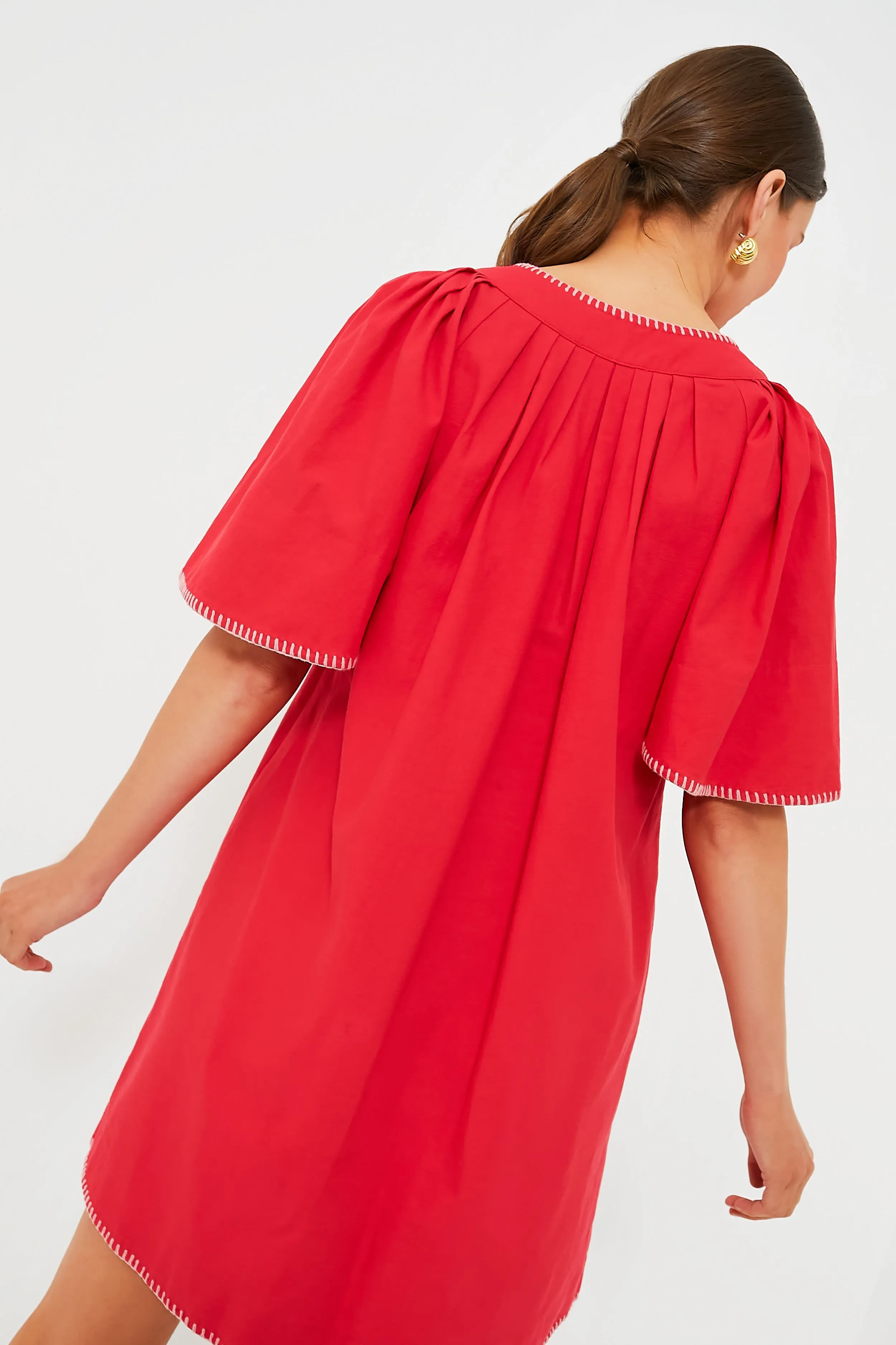 Poppy Stitch Finley Flutter Sleeve Dress sold by Tuckernuck product image thumbnail 4
