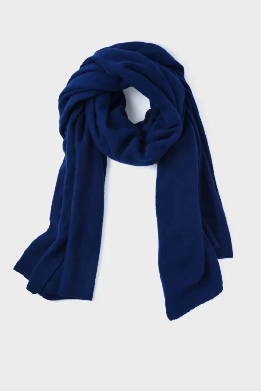 Exclusive Navy Cashmere Travel Wrap sold by Tuckernuck