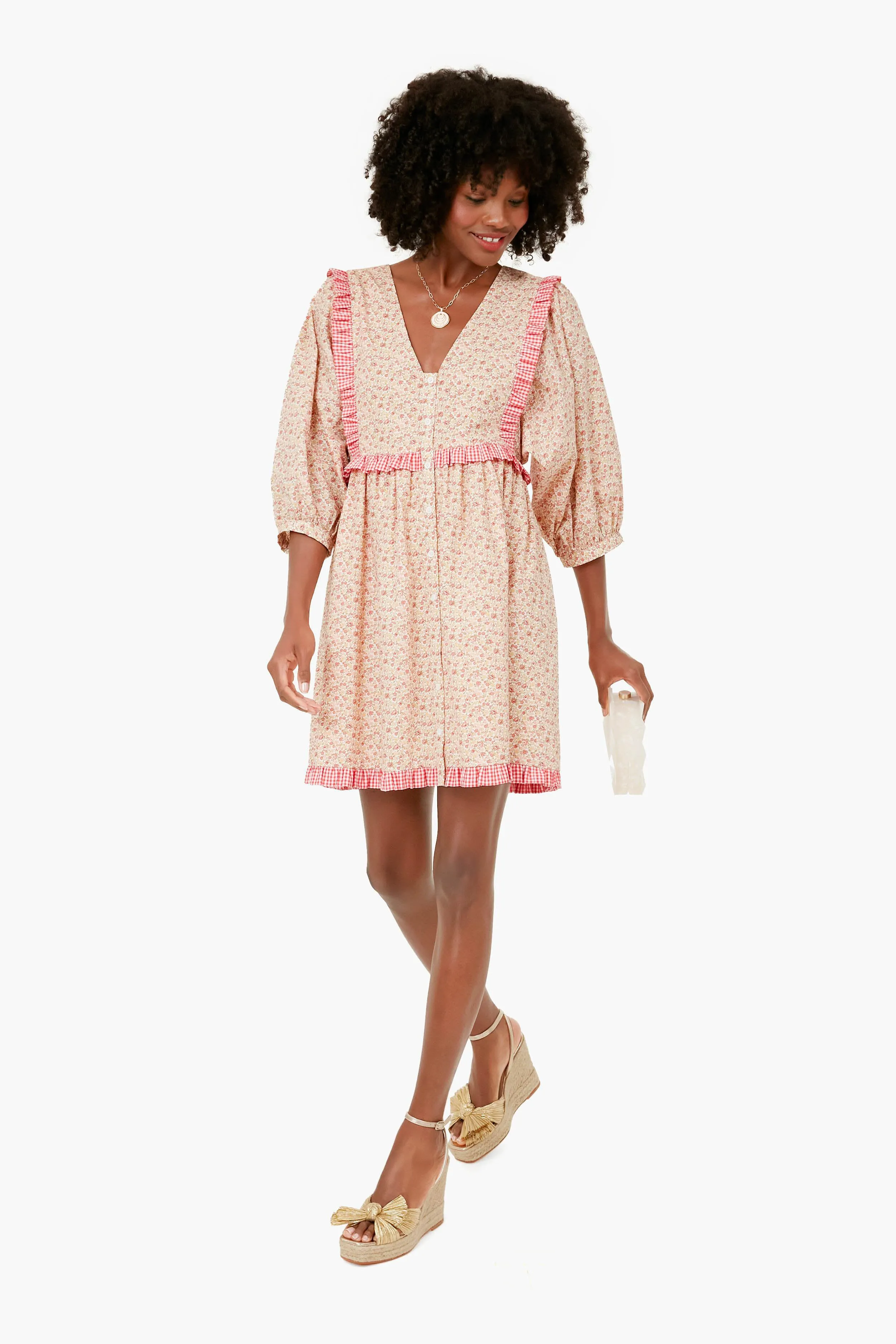 Multi Floral Mia Dress sold by Tuckernuck