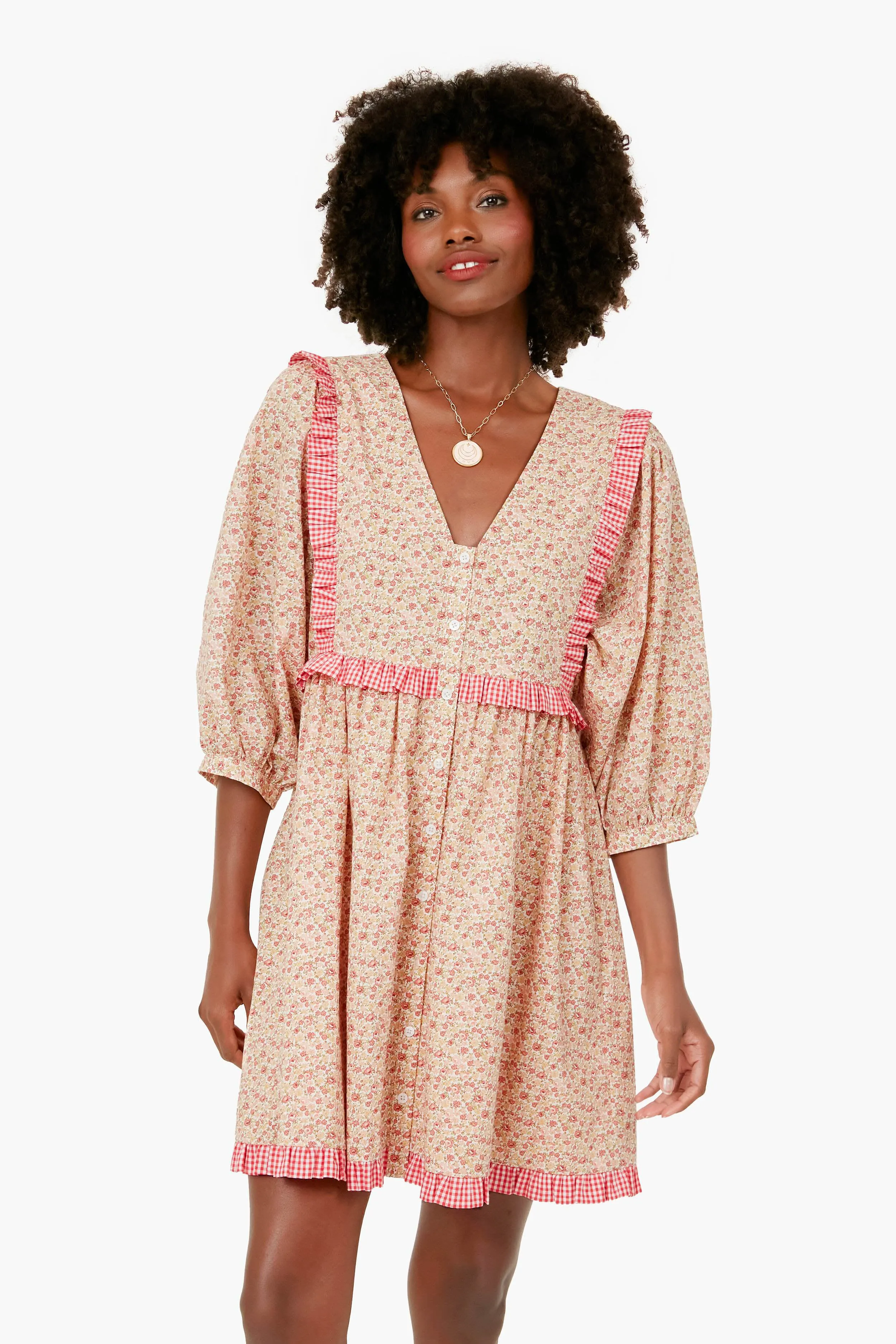 Multi Floral Mia Dress sold by Tuckernuck product image thumbnail 2