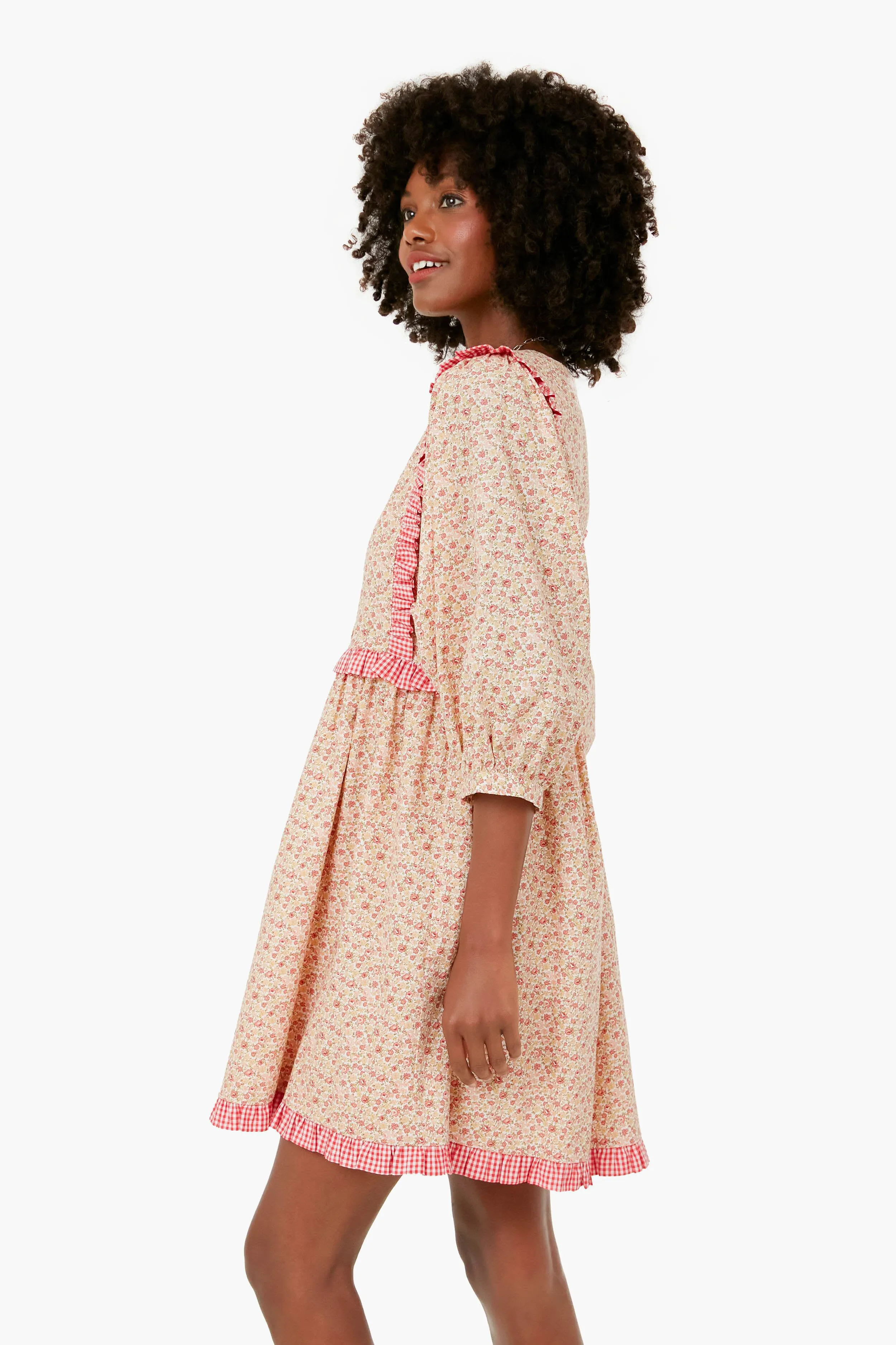Multi Floral Mia Dress sold by Tuckernuck product image thumbnail 3
