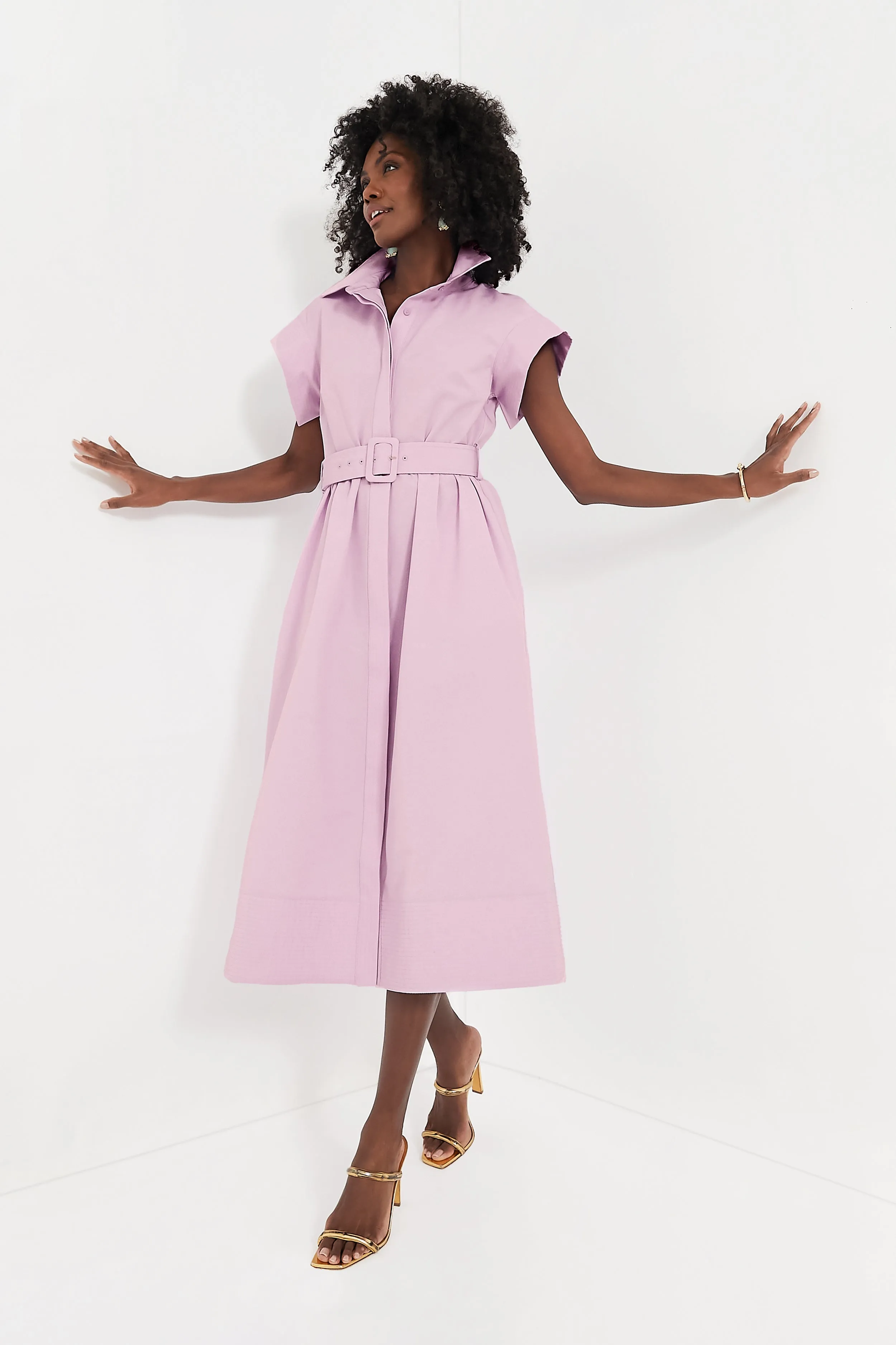 Lilac Chloe Dress sold by Tuckernuck